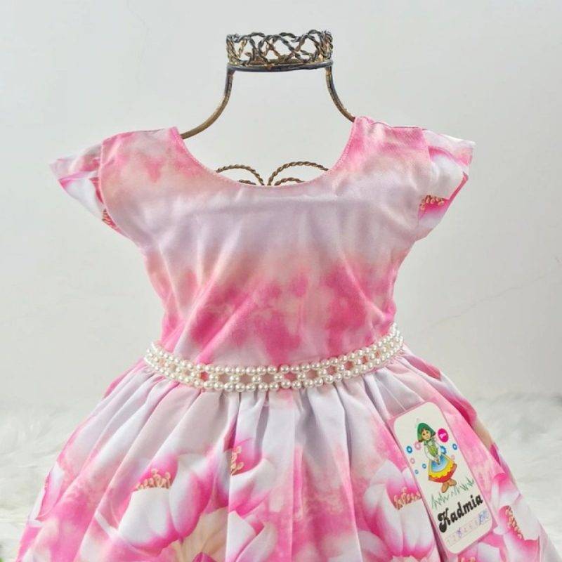 peito-do-vestido-manga-curta-floral-rosa-ka1040