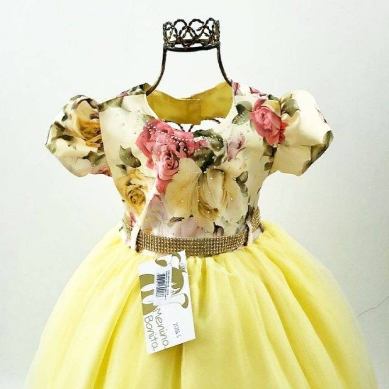 detalhe-do-vestido-manga-curta-infantil-festa-amarelo-me2120