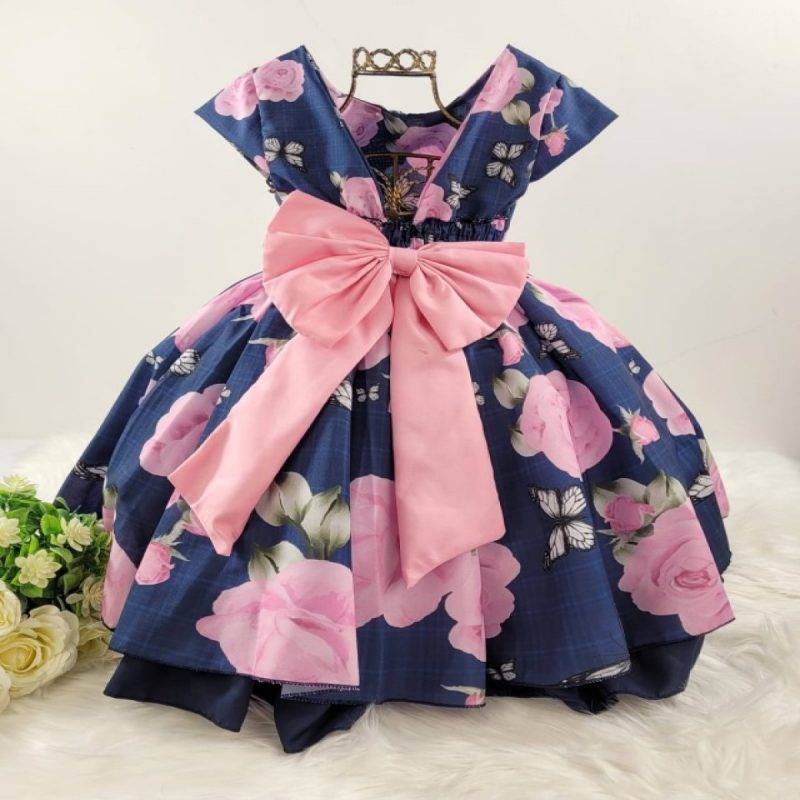 costas-do-vestido-infantil-manga-curta-azul-marinho-com-rosa-dl3058