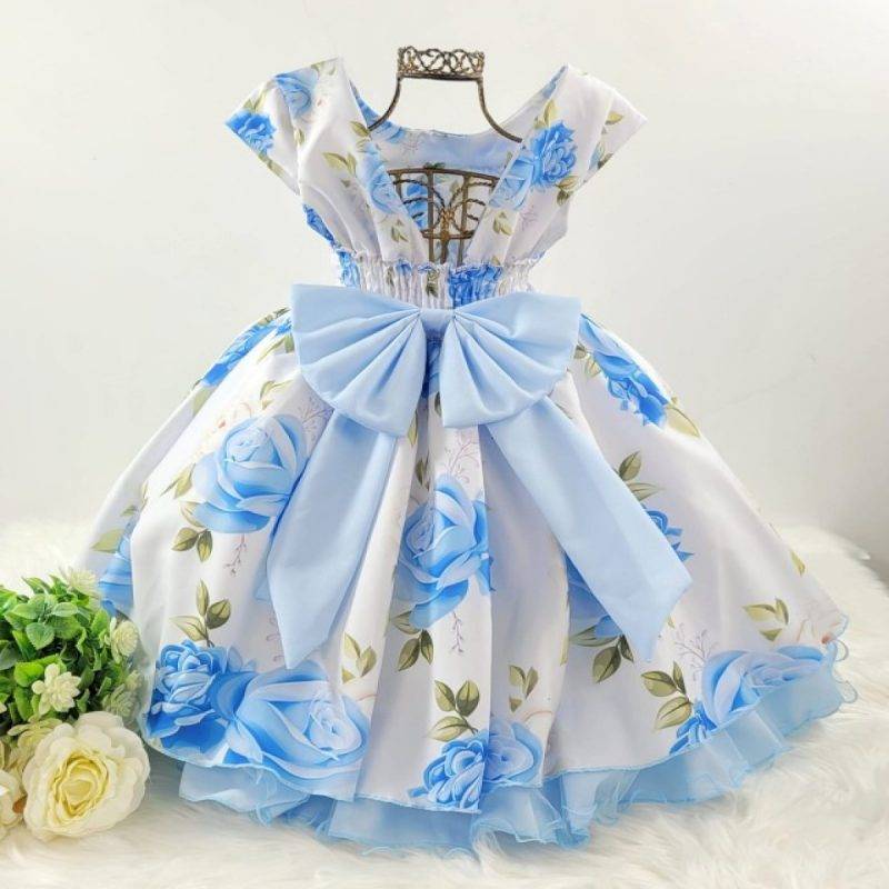 costas-do-vestido-infantil-manga-curta-floral-AZUL-CLARO-dl3052