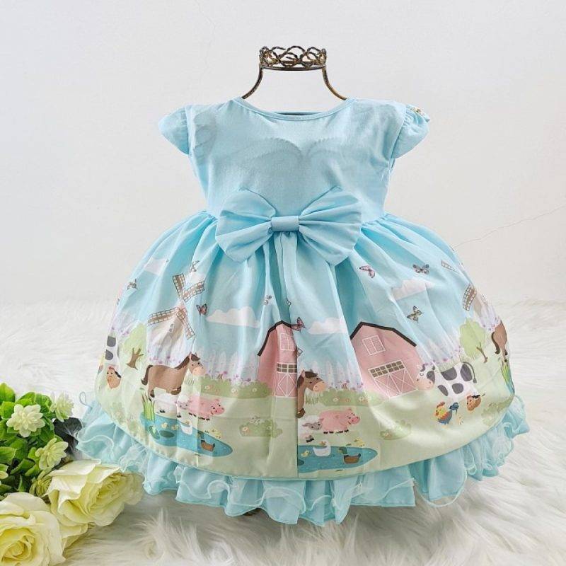 costas-do-vestido-manga-curta-infantil-estampa-fazendinha-azul-claro-ca5646
