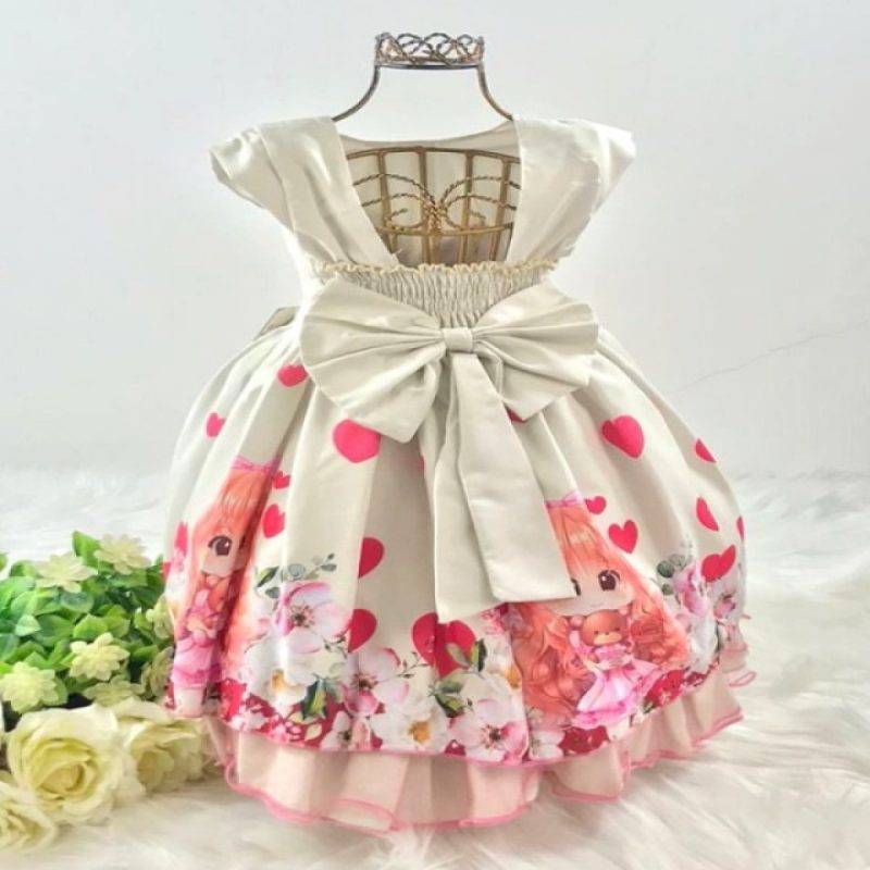 costas-do-vestido-manga-curta-ursa-ursinho-bege-kad965