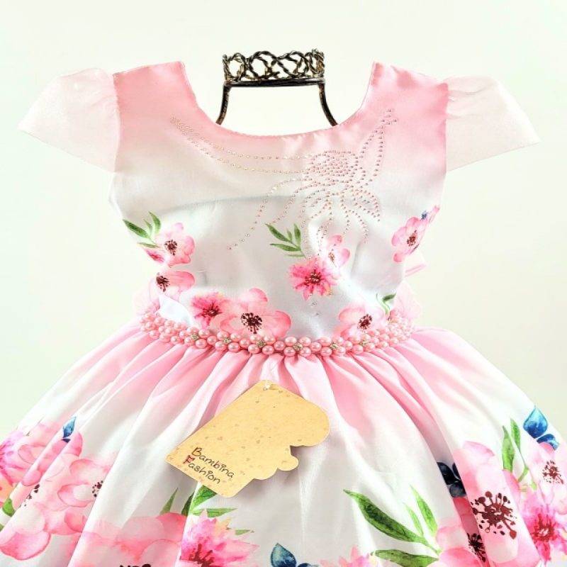 peito-do-vestido-manga-curta-floral-rosa-ba0986