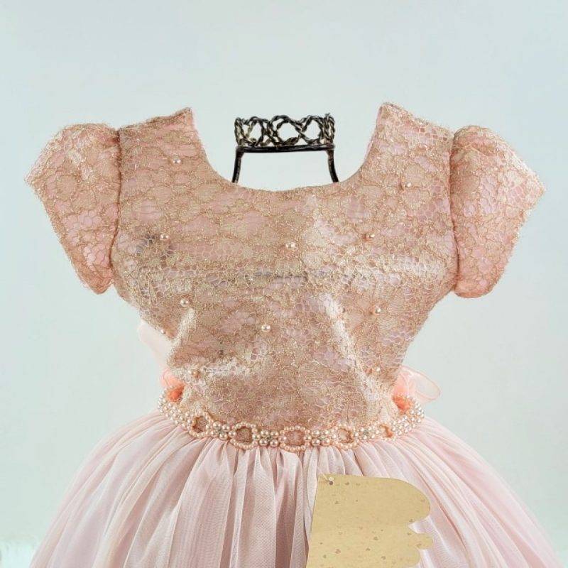peito-do-vestido-manga-curta-infantil-liso-rosa-ba0995