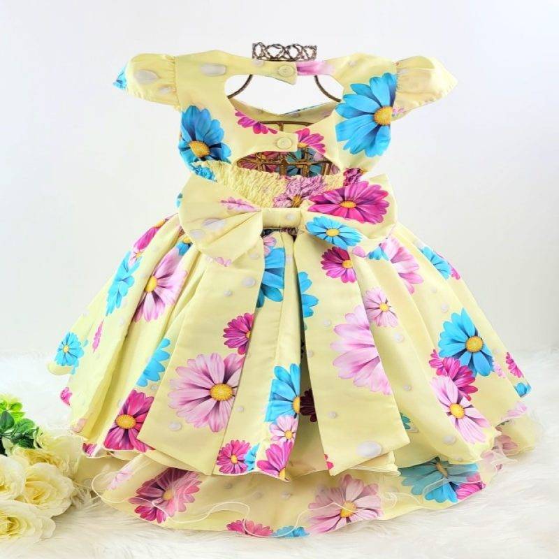 costas-do-vestido-manga-curta-infantil-floral-amarelo-be2781