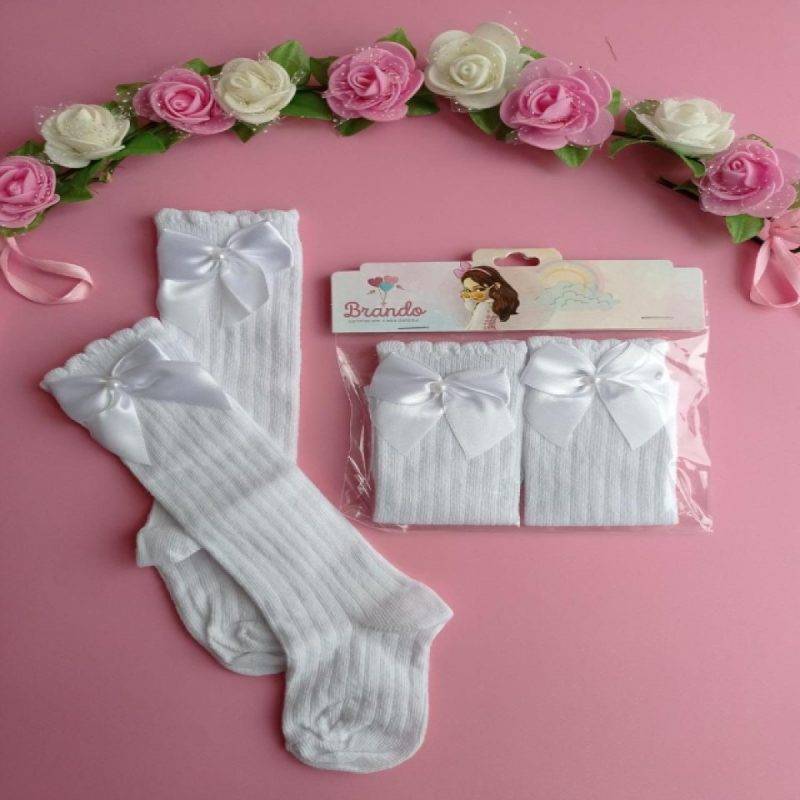 meia infantil-menina-26- branca