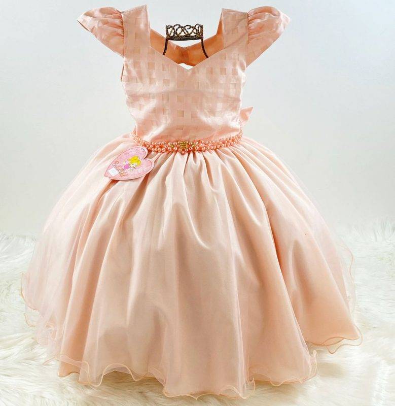 vestido-festa-salmão-manga-curta-2822